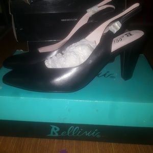 Black Sling Backs